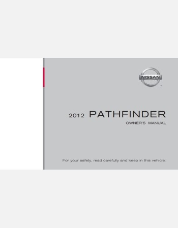 nissan pathfinder 2012 owners manual in english